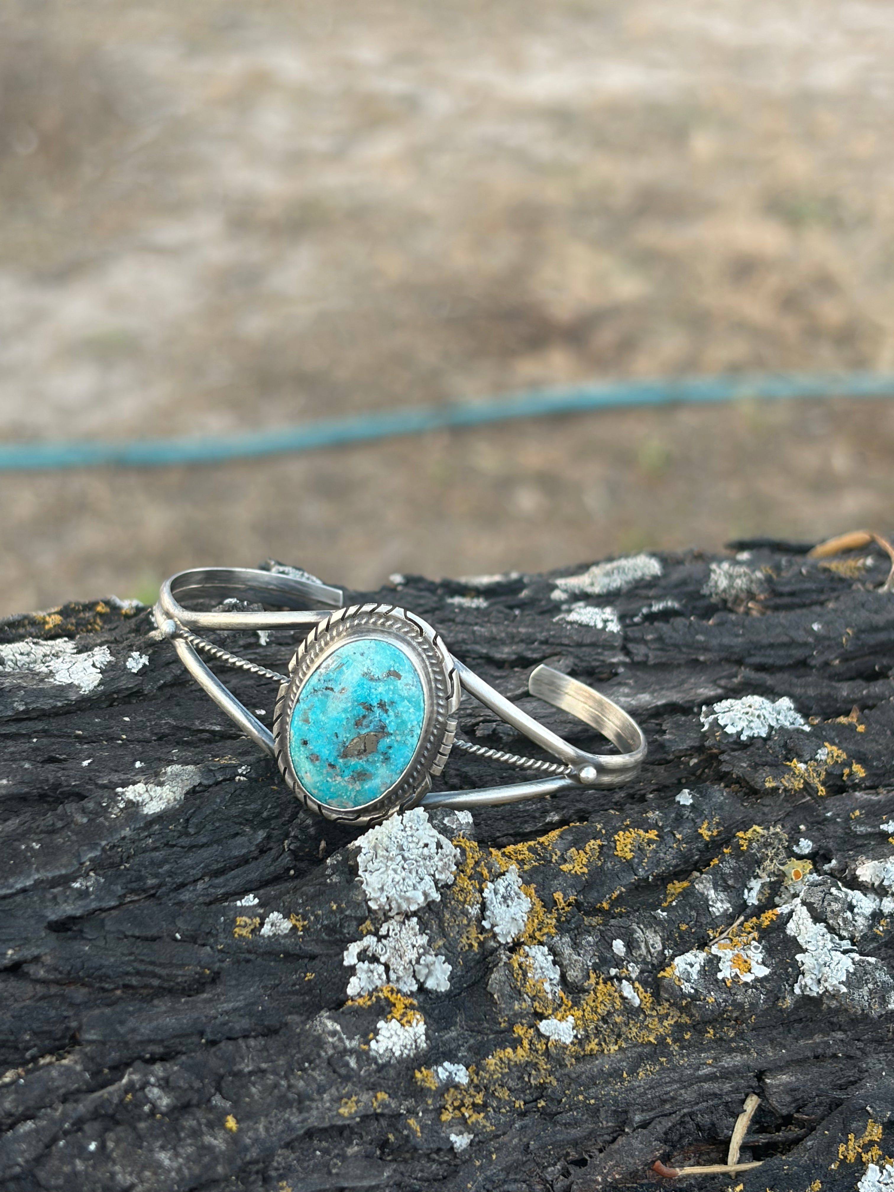 Adjustable Turquoise Cuff