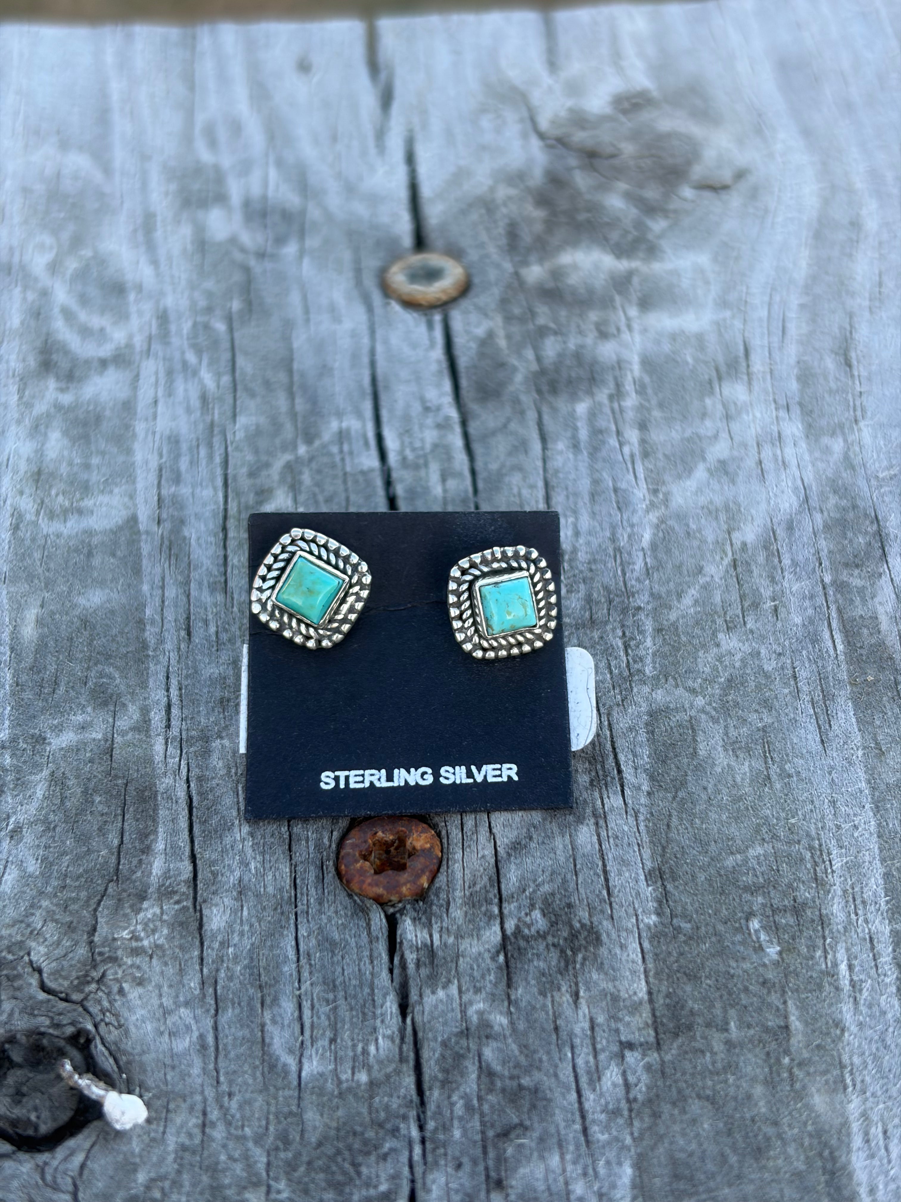 Turquoise Stud Earrings